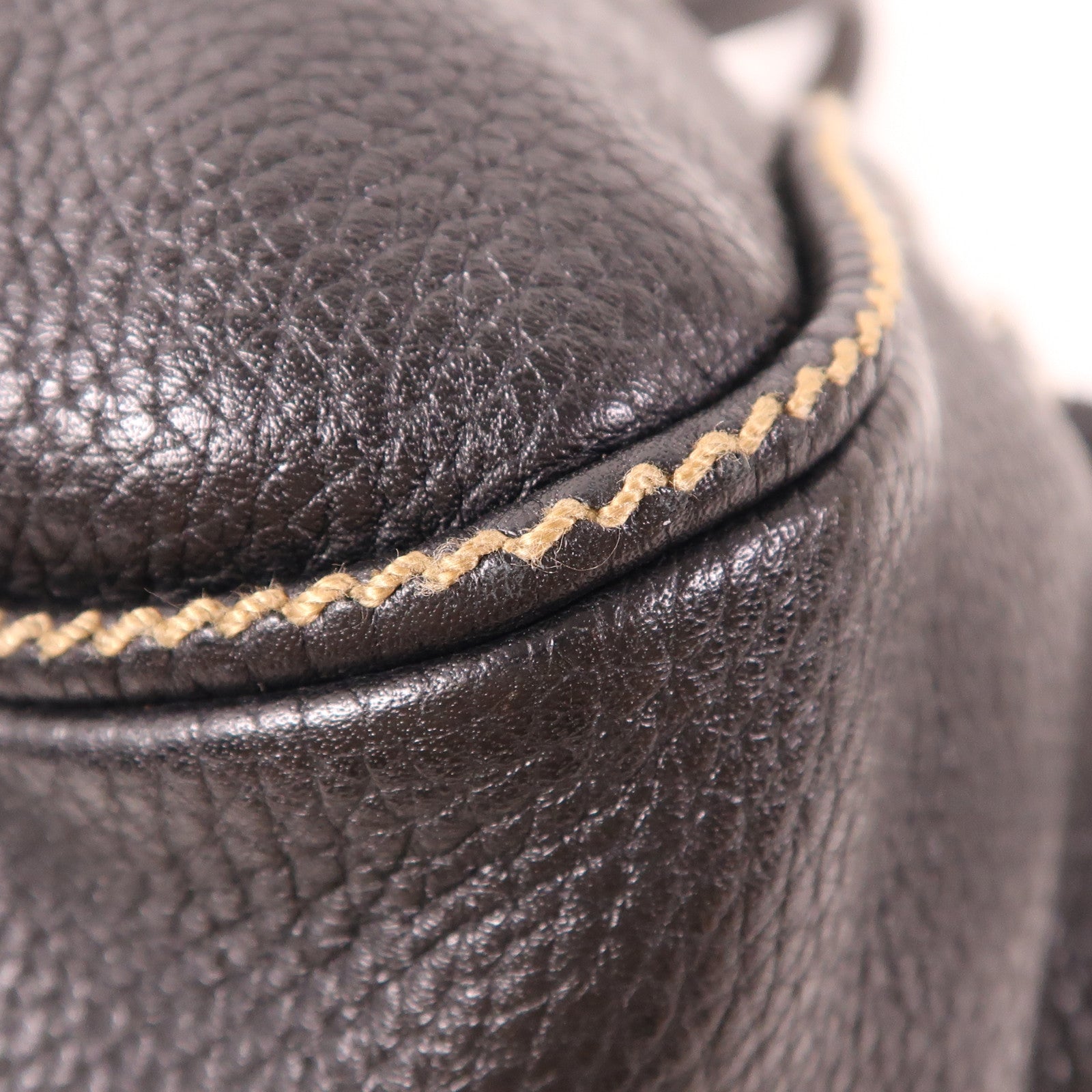 CHANEL 牛皮皮革Shoulder Bag銀扣手挽袋