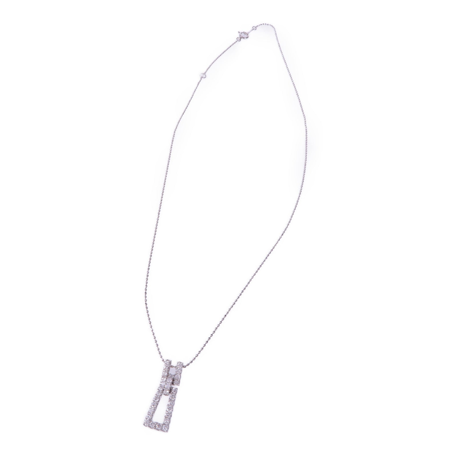 JEWELRY 18K白金Diamond Necklace鑽石項鍊