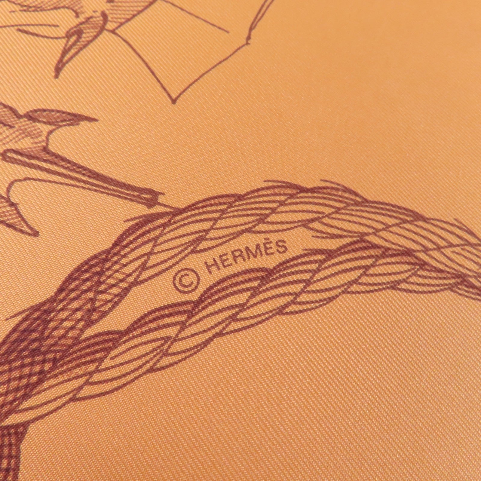 HERMES 絲質Scarf 90x90絲巾