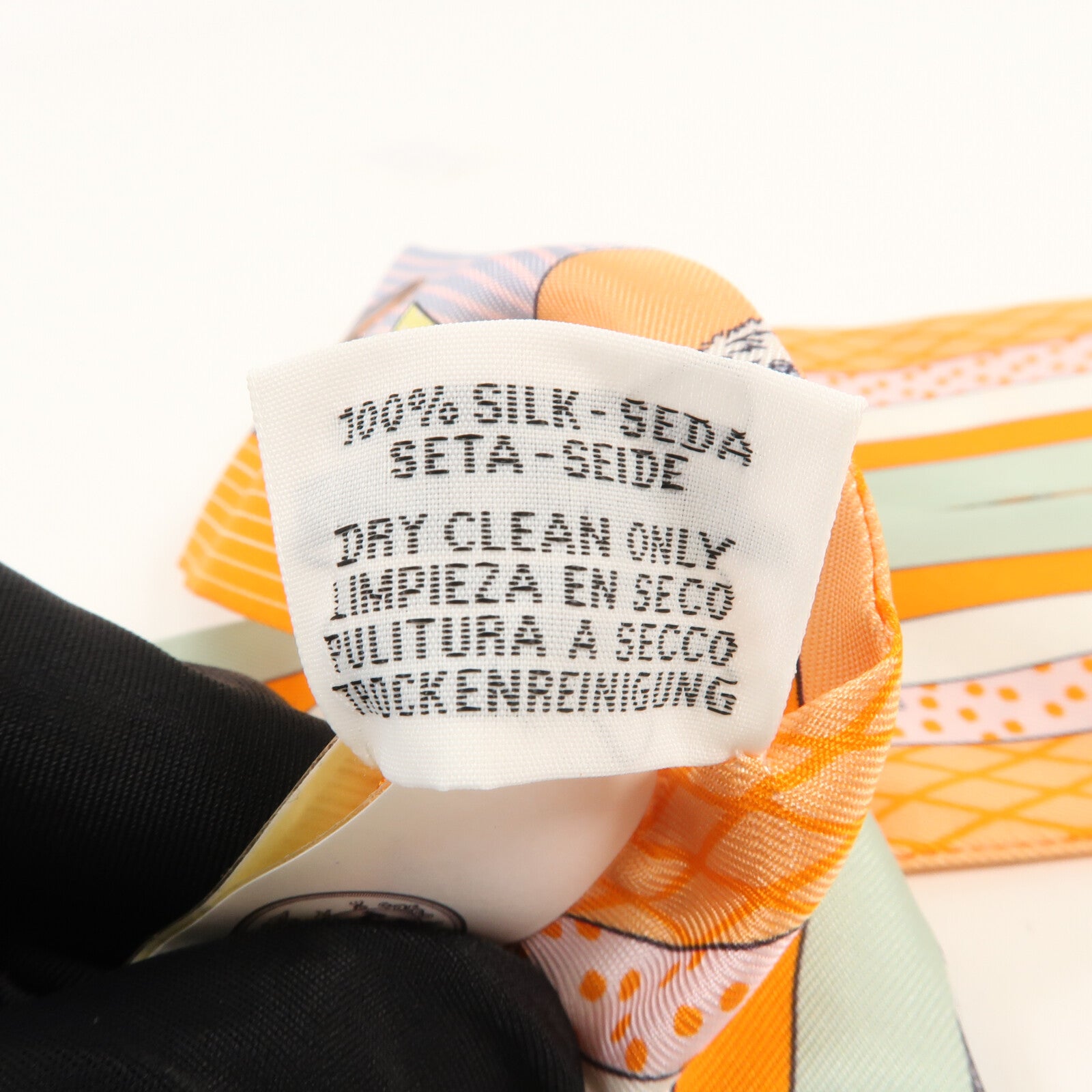 HERMES 絲質Twilly絲巾