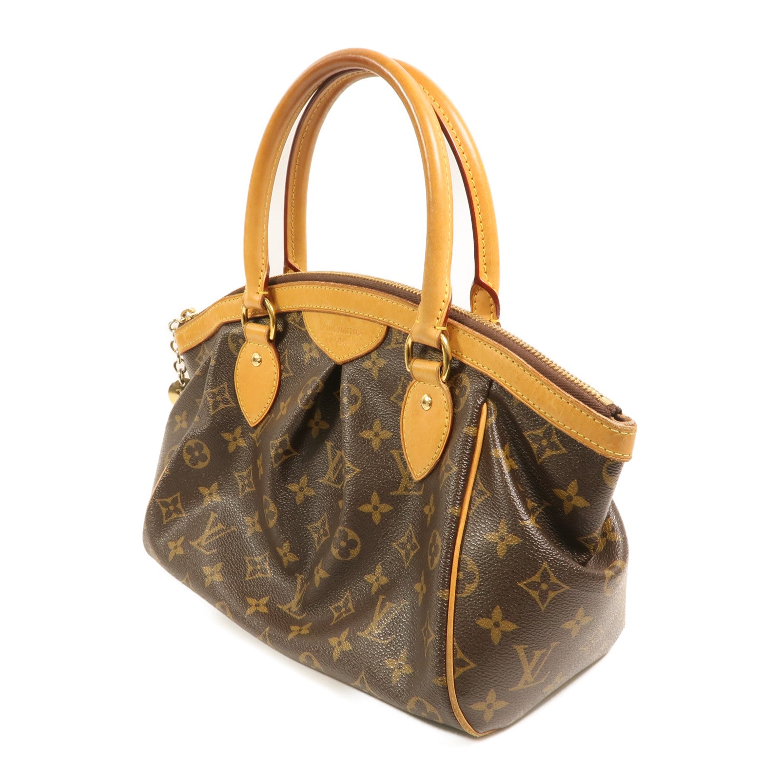 LOUIS VUITTON Monogram Tivoli PM金扣手挽袋