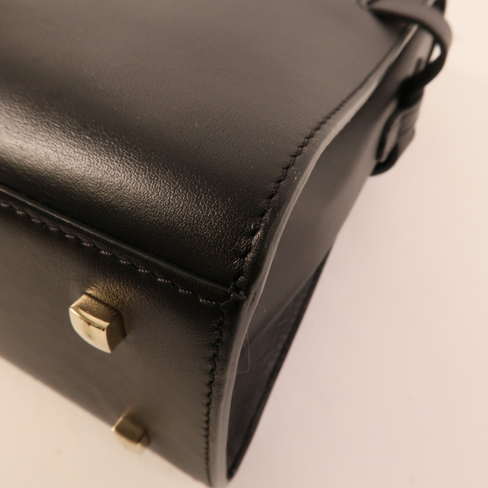 Delvaux 牛皮皮革Tempete MM手挽肩背兩用袋