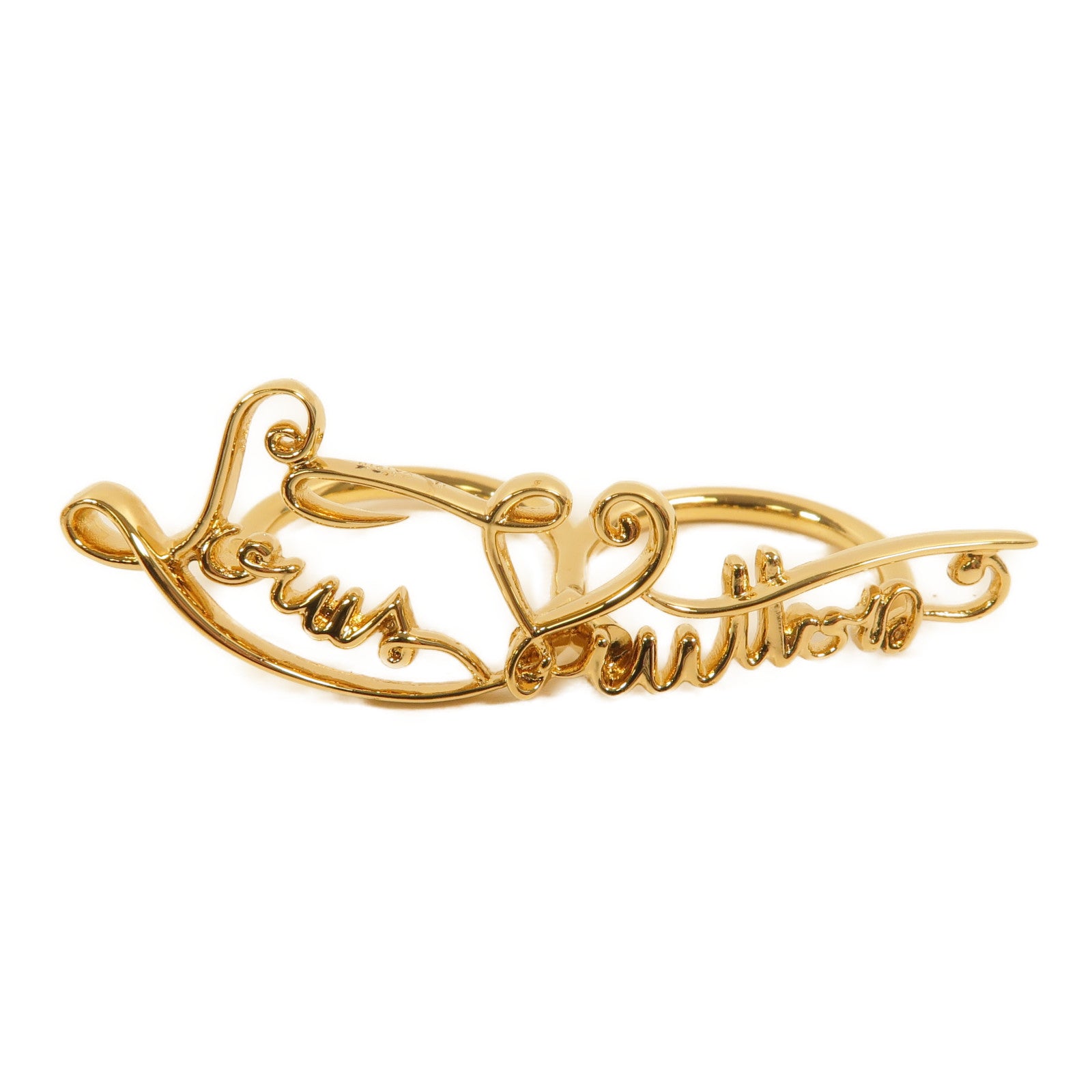 LOUIS VUITTON 金屬Love Affair Double Finger Ring戒指