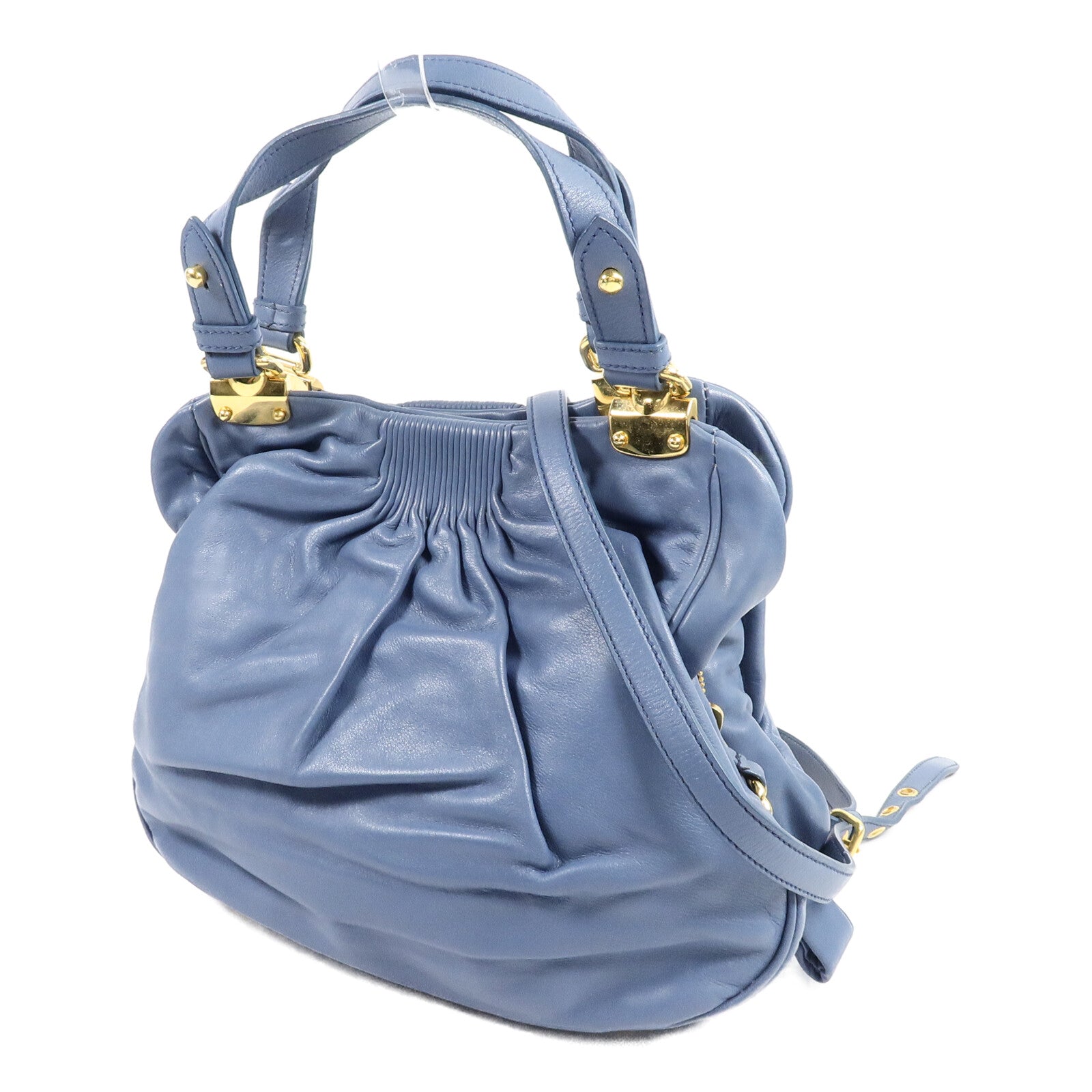 Miu Miu 牛皮皮革2 Way Shoulder Bag手挽肩背兩用袋