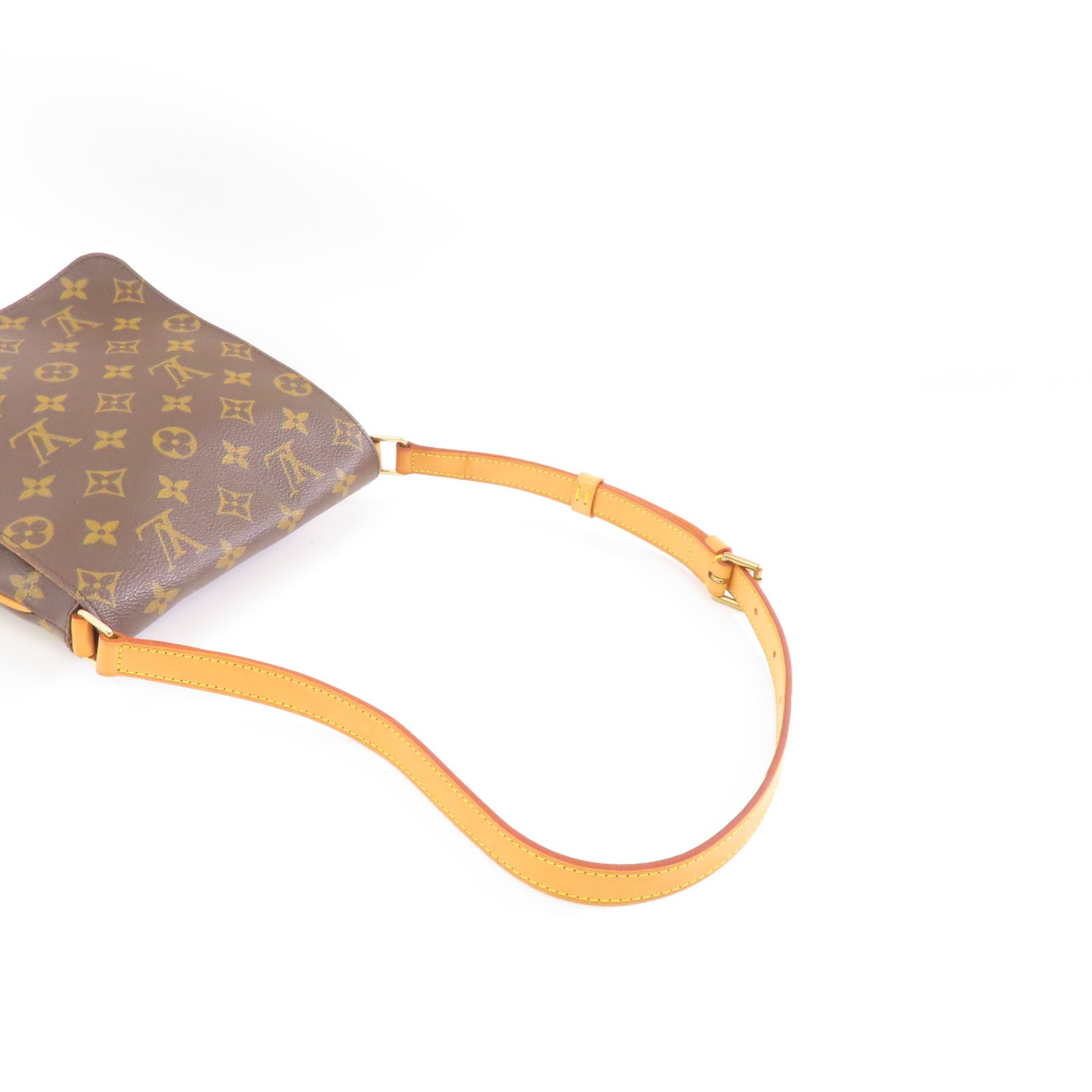 LOUIS VUITTON 【激減優惠】Monogram Musette Salsa金扣肩背袋棕色