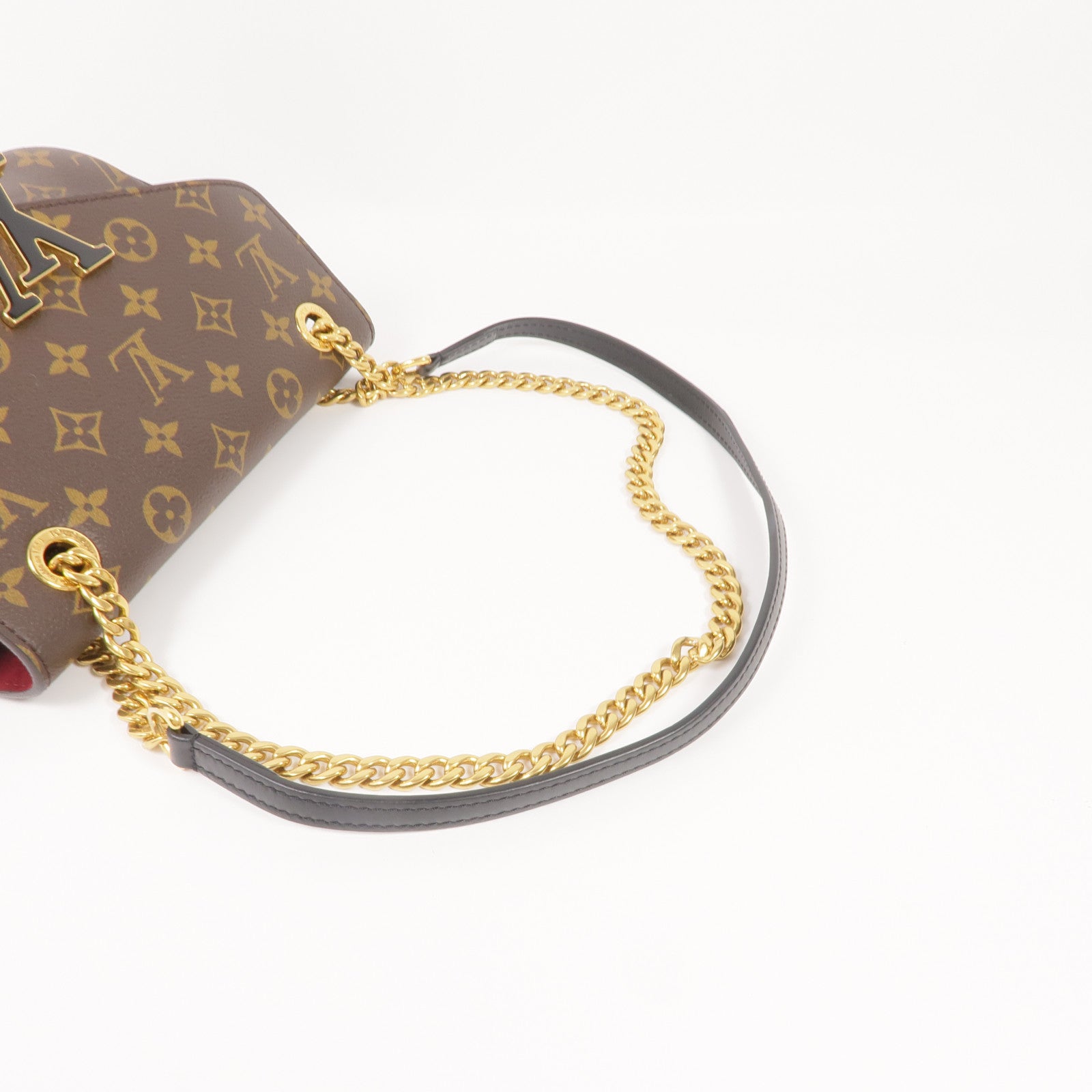 LOUIS VUITTON Monogram Passy金扣肩背袋棕色