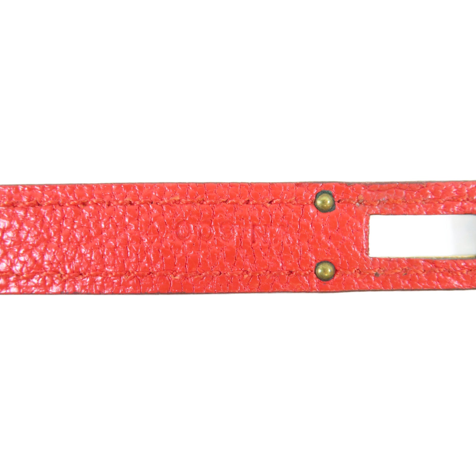 HERMES 【激減優惠】Chevre皮革Kelly Wallet金扣錢包Rouge Tomate/紅色