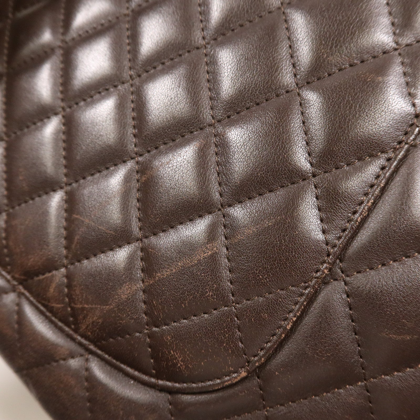 CHANEL 牛皮皮革Cambon Tote Bag銀扣手挽袋