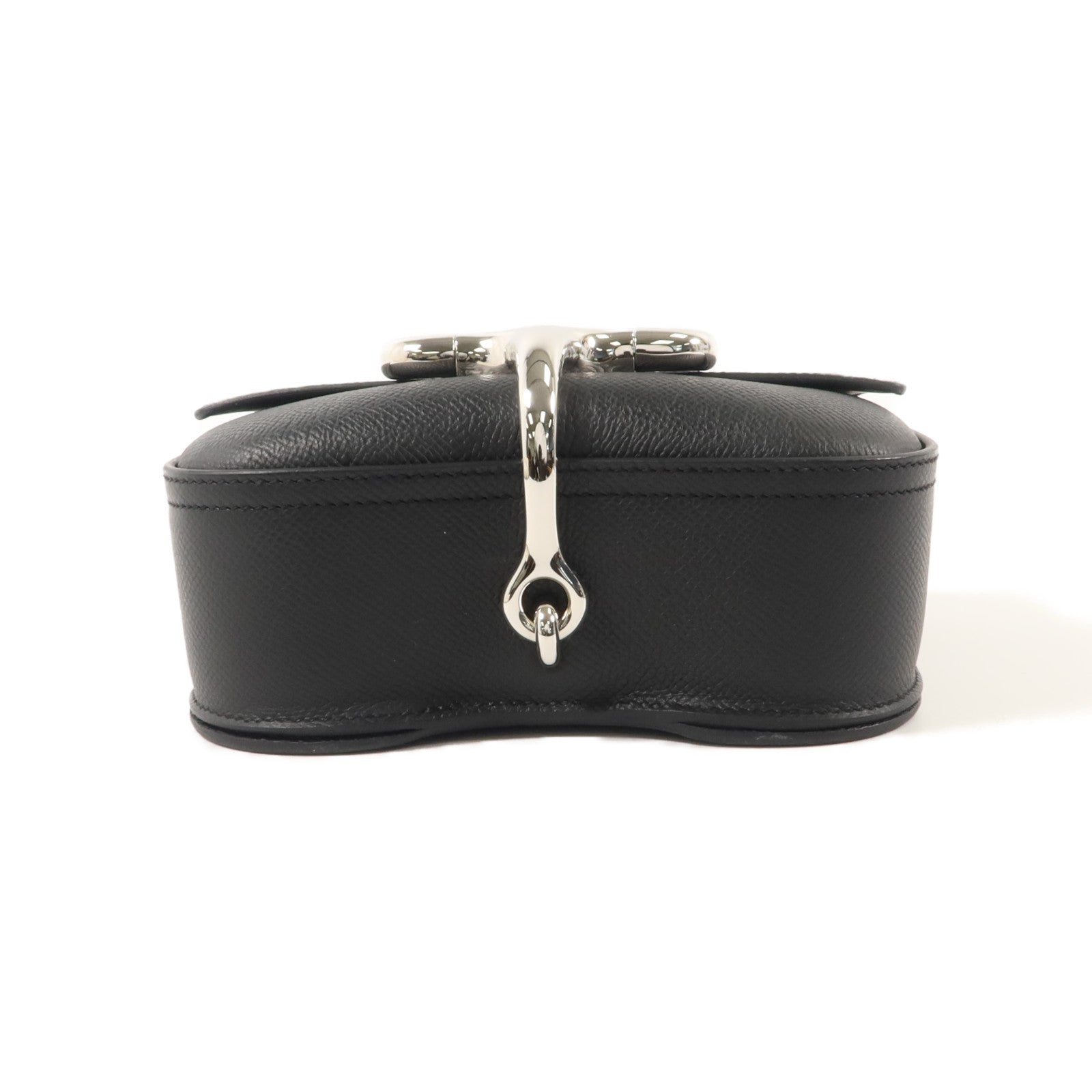 HERMES Epsom皮革Della Cavalleria Mini肩背袋Noir