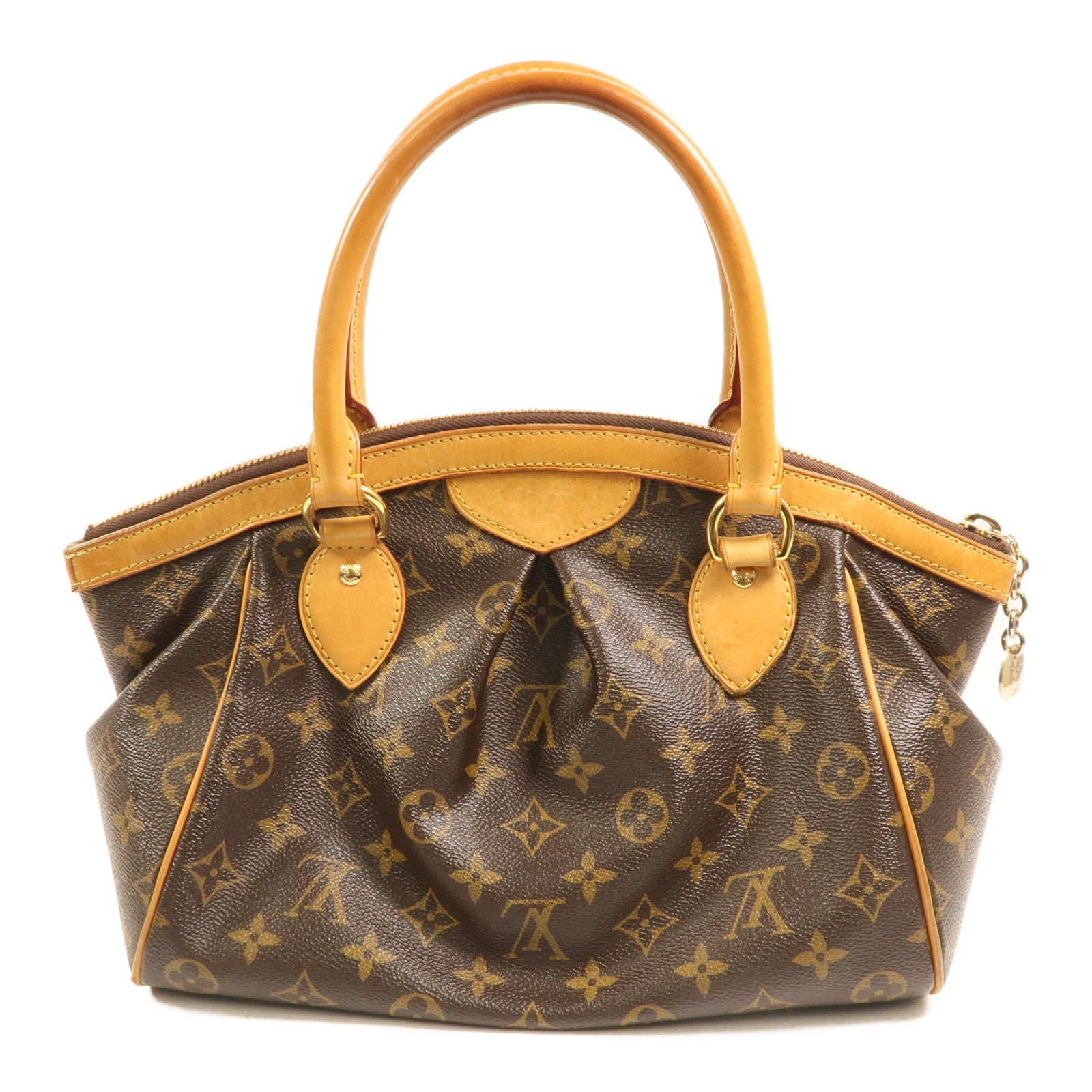 LOUIS VUITTON Monogram Tivoli PM金扣手挽袋