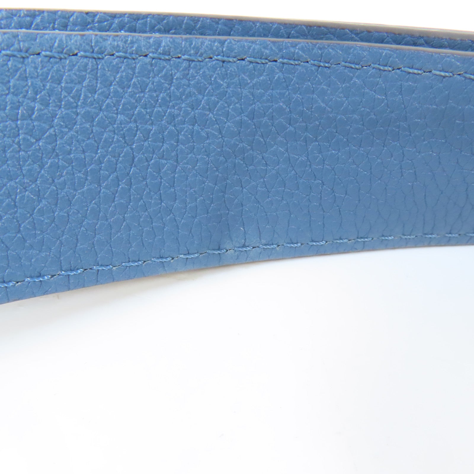 LOUIS VUITTON 牛皮皮革Lockme Tender金扣手挽肩背兩用袋米色/藍色