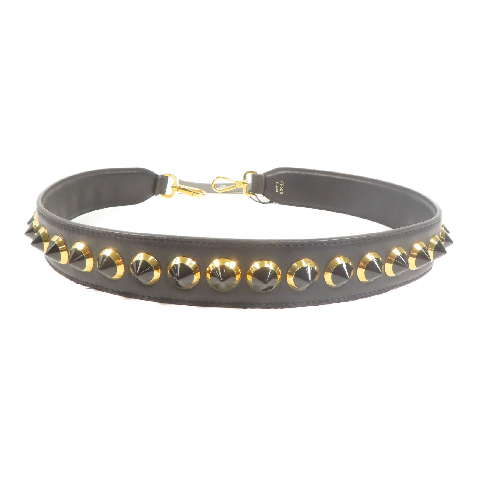 FENDI 牛皮皮革Strap金扣肩背帶