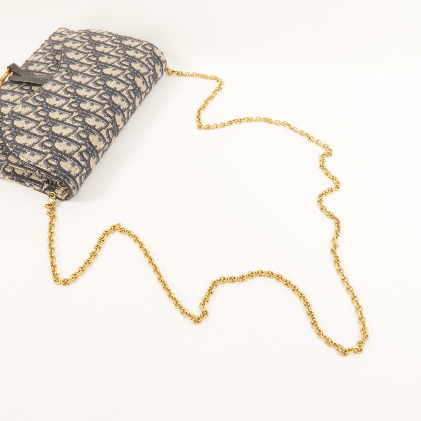 Dior 帆布Saddle Chain Bag肩背袋