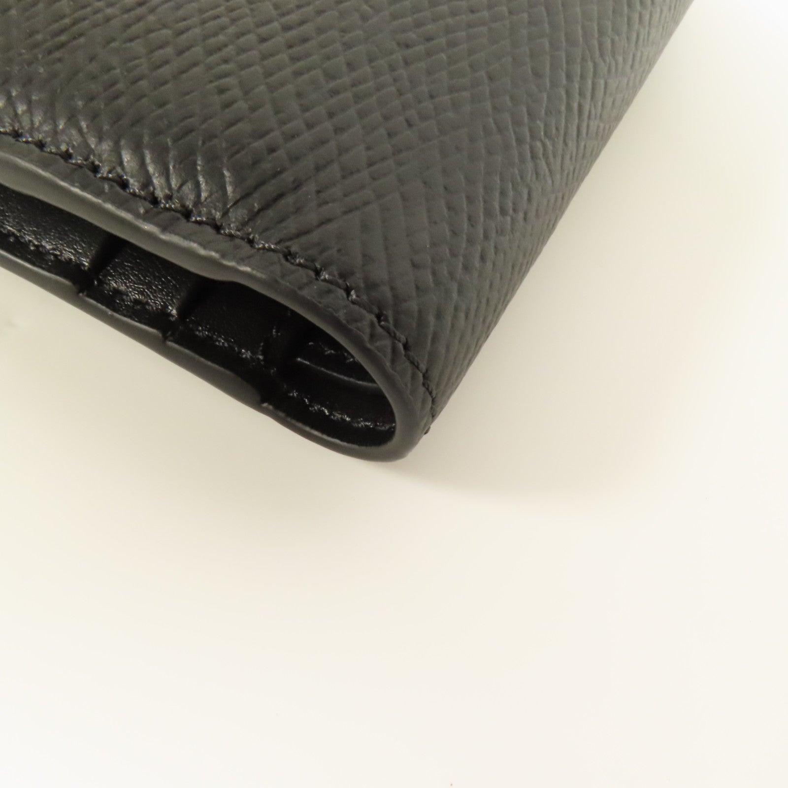 CELINE 牛皮皮革Triomphe Compact Wallet金扣錢包