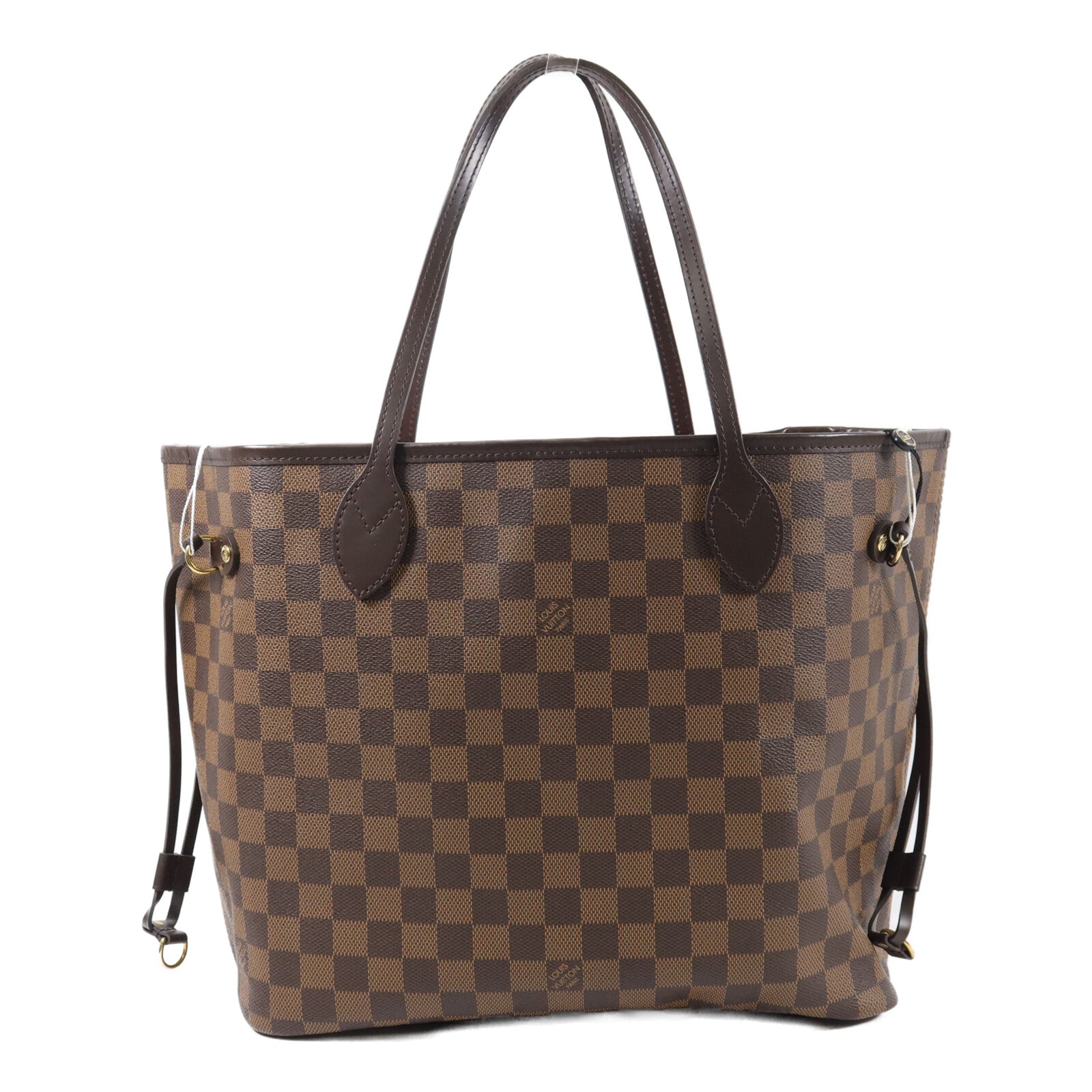 LOUIS VUITTON Damier Neverfull MM手挽袋/肩背袋