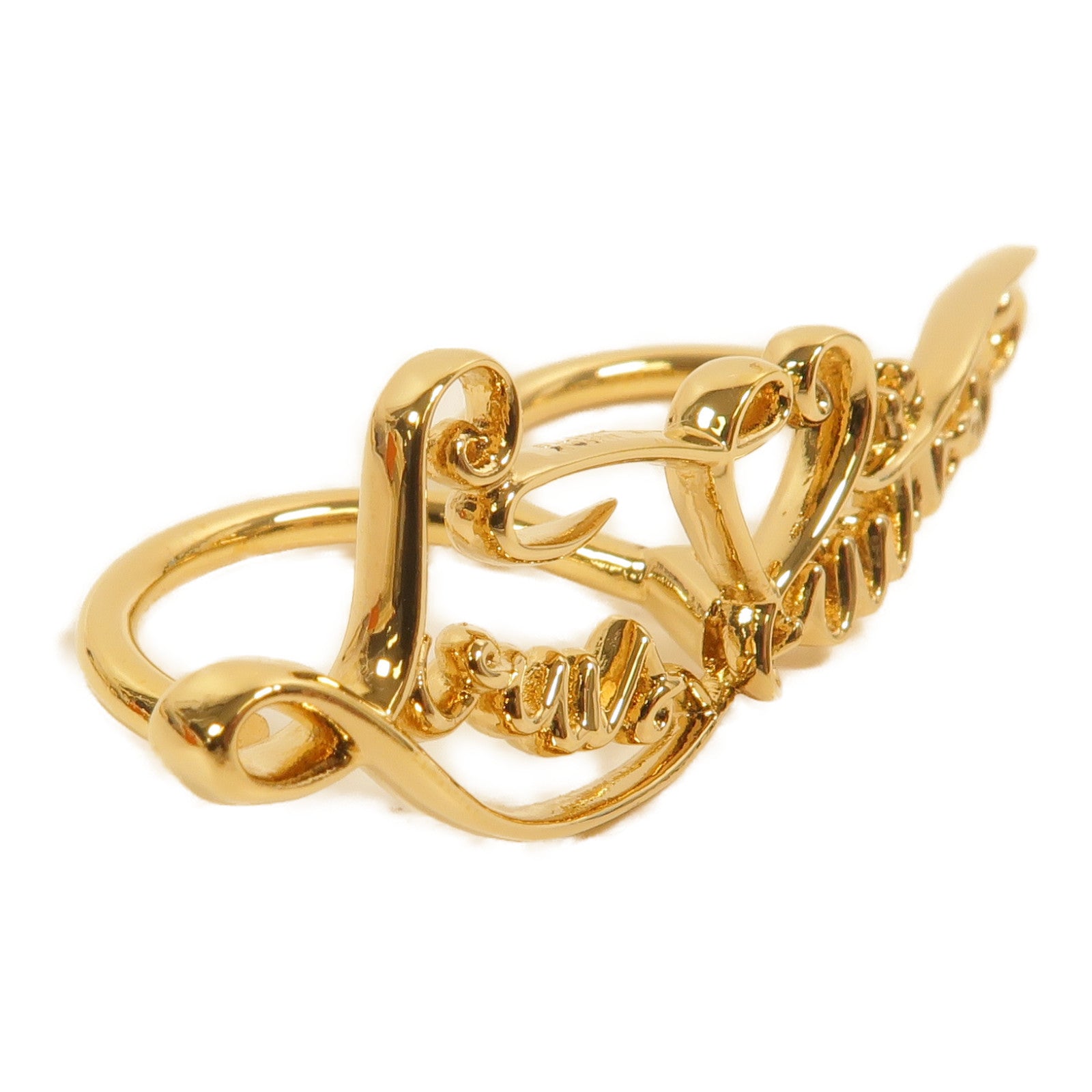 LOUIS VUITTON 金屬Love Affair Double Finger Ring戒指