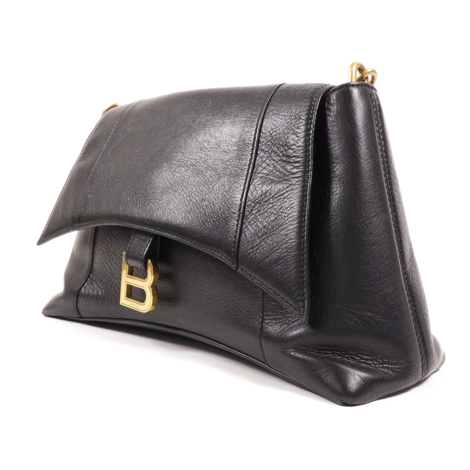 BALENCIAGA 牛皮皮革Shoulder Bag金扣肩背袋