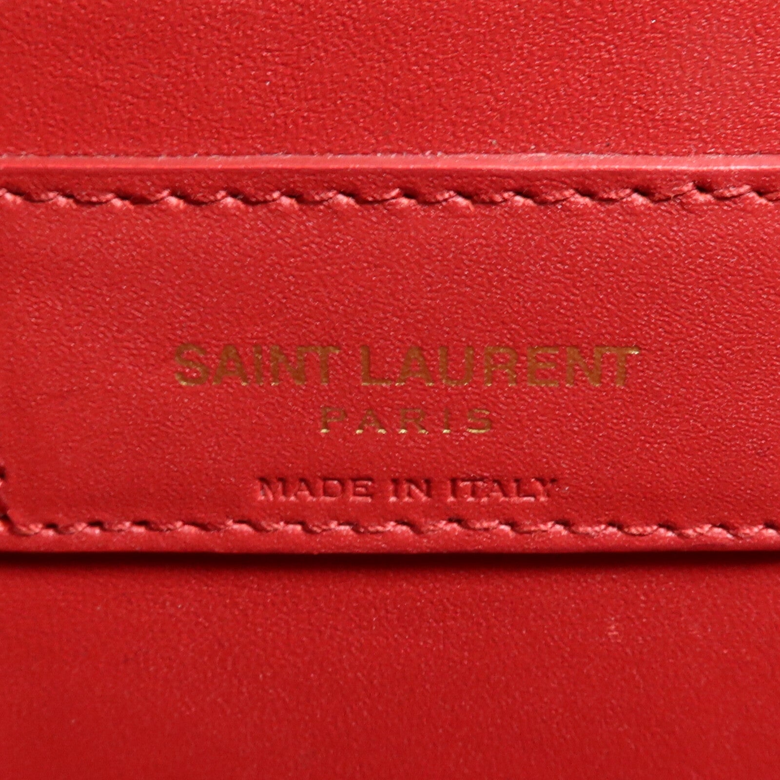 YVES SAINT LAURENT 牛皮皮革Kate Tassel金扣鏈帶肩背袋