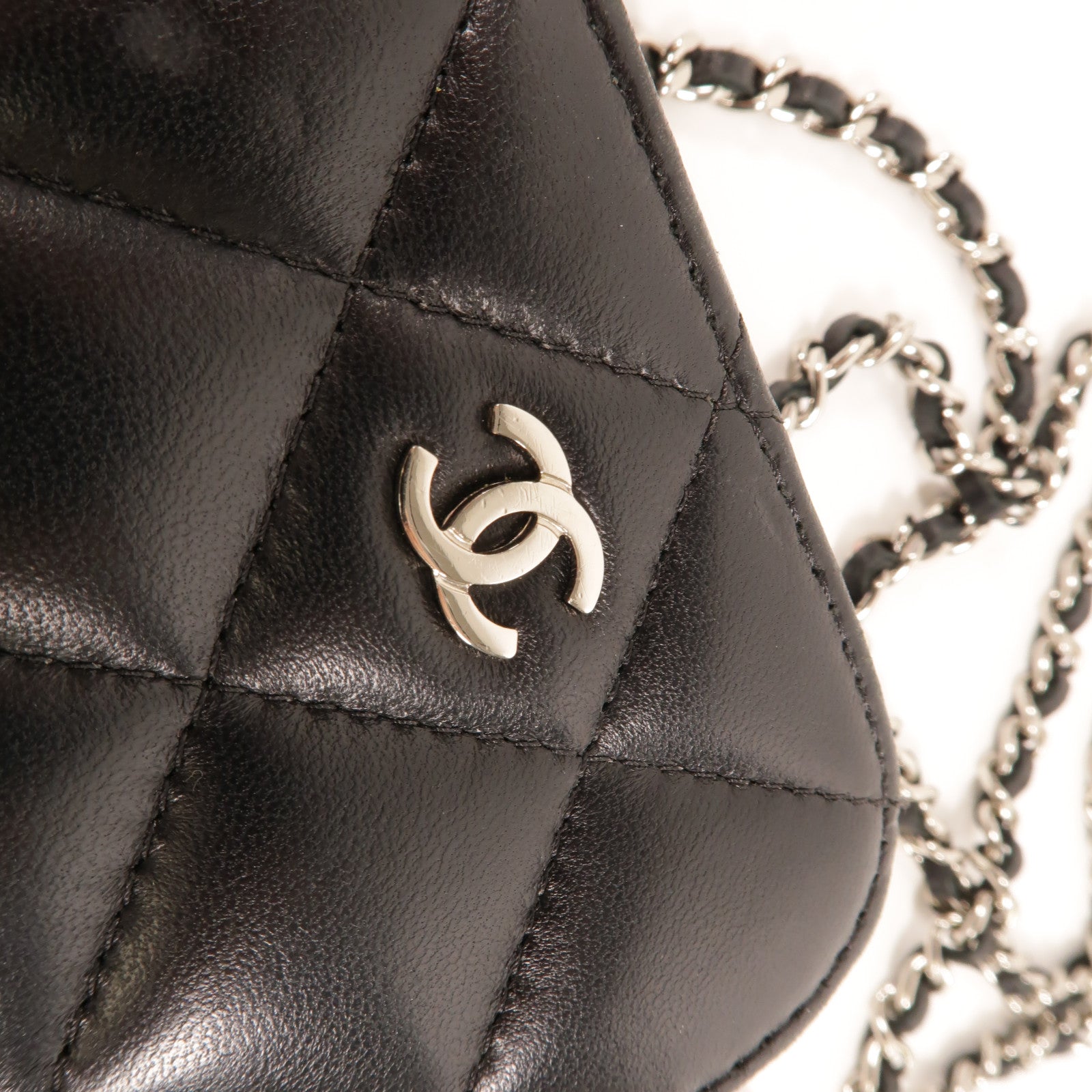 CHANEL 羊皮皮革Phone Bag肩背袋
