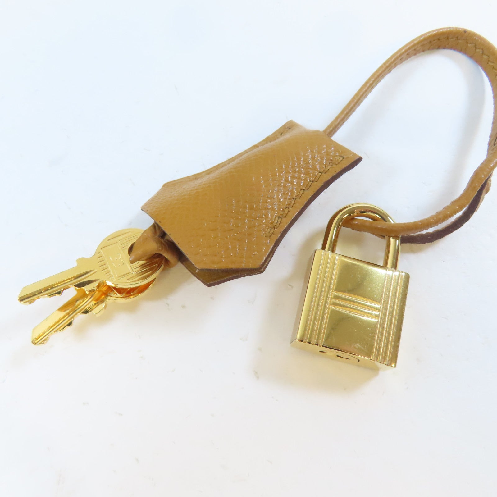 HERMES Epsom皮革Kelly 28金扣手挽肩背兩用袋Caramel/啡色
