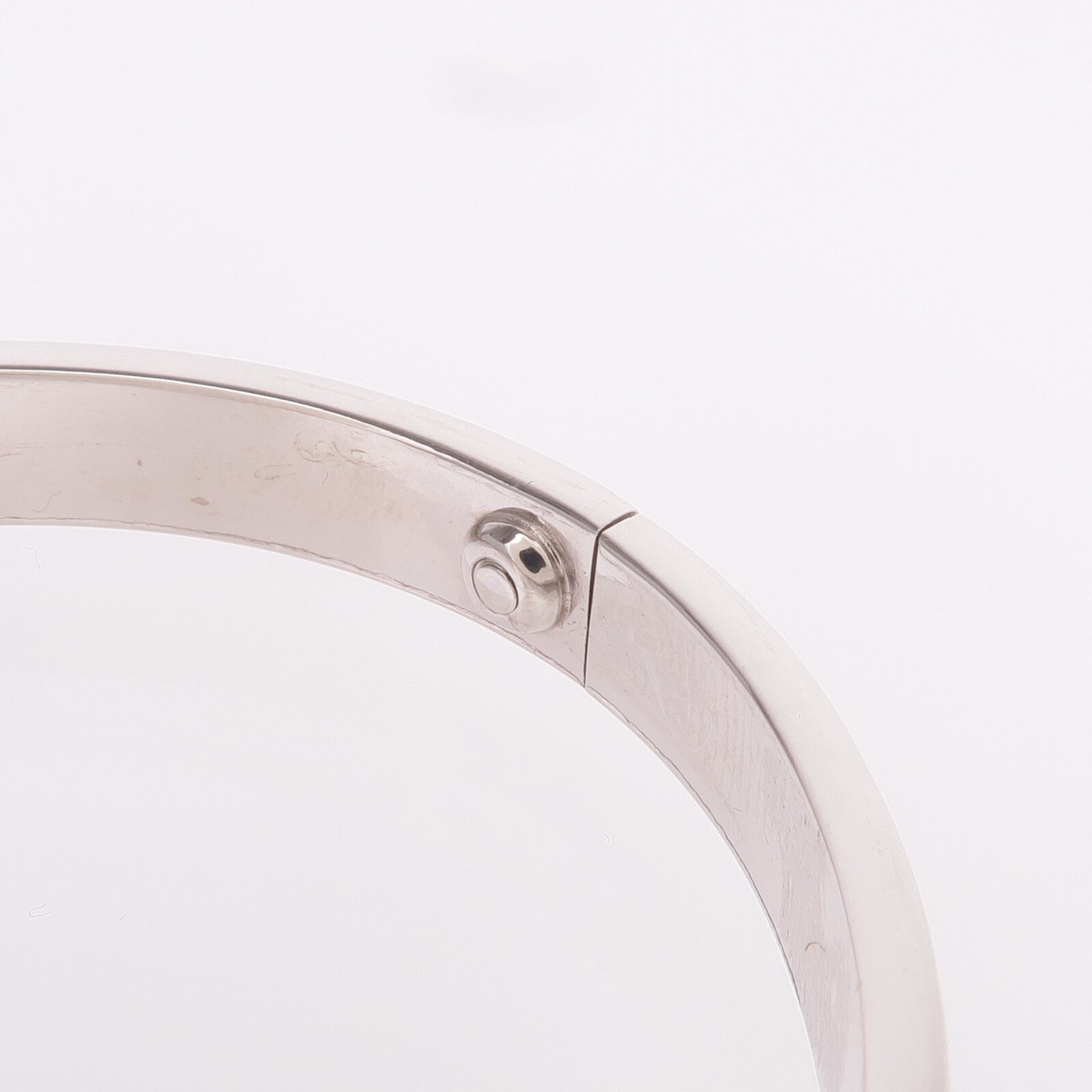 CARTIER 18K白金Love Bracelet手鐲Cartier#19