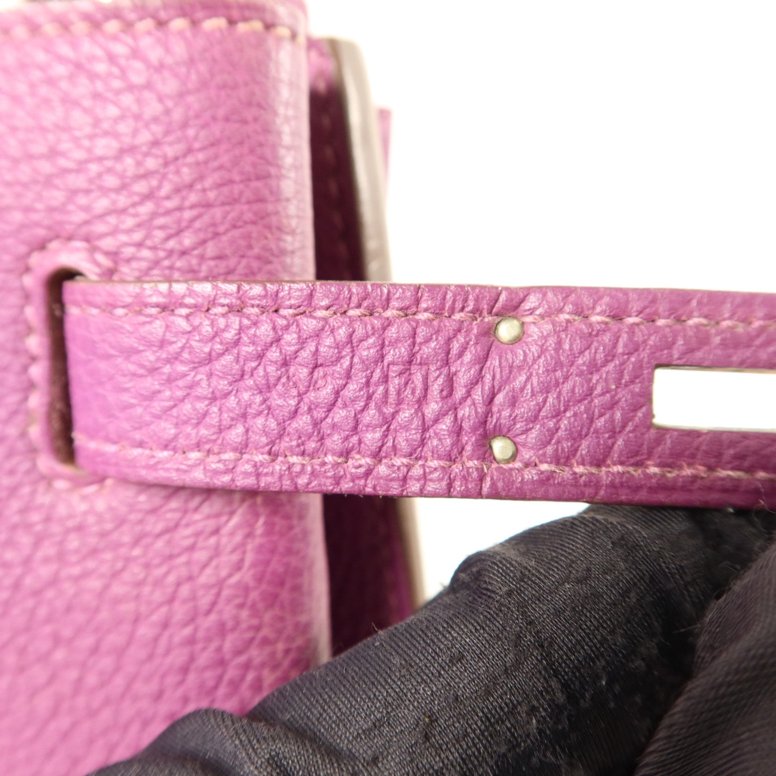 HERMES Clemence皮革So Kelly 22肩背袋Anemone