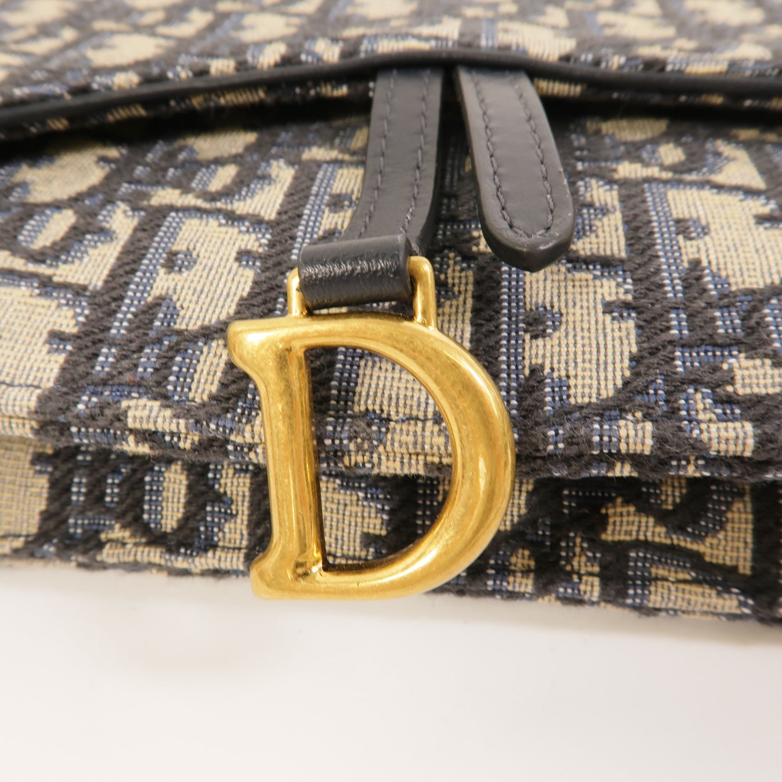 Dior 帆布Saddle Chain Bag肩背袋