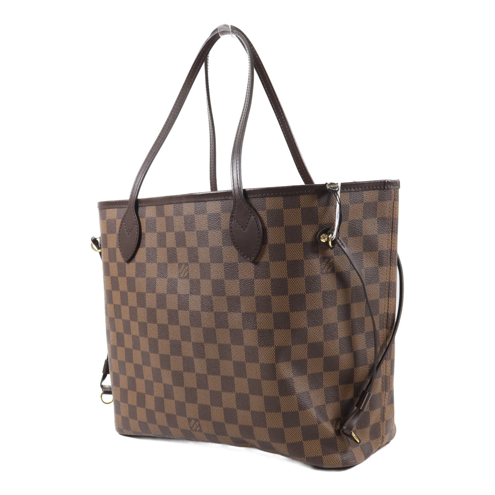 LOUIS VUITTON Damier Neverfull MM手挽袋/肩背袋