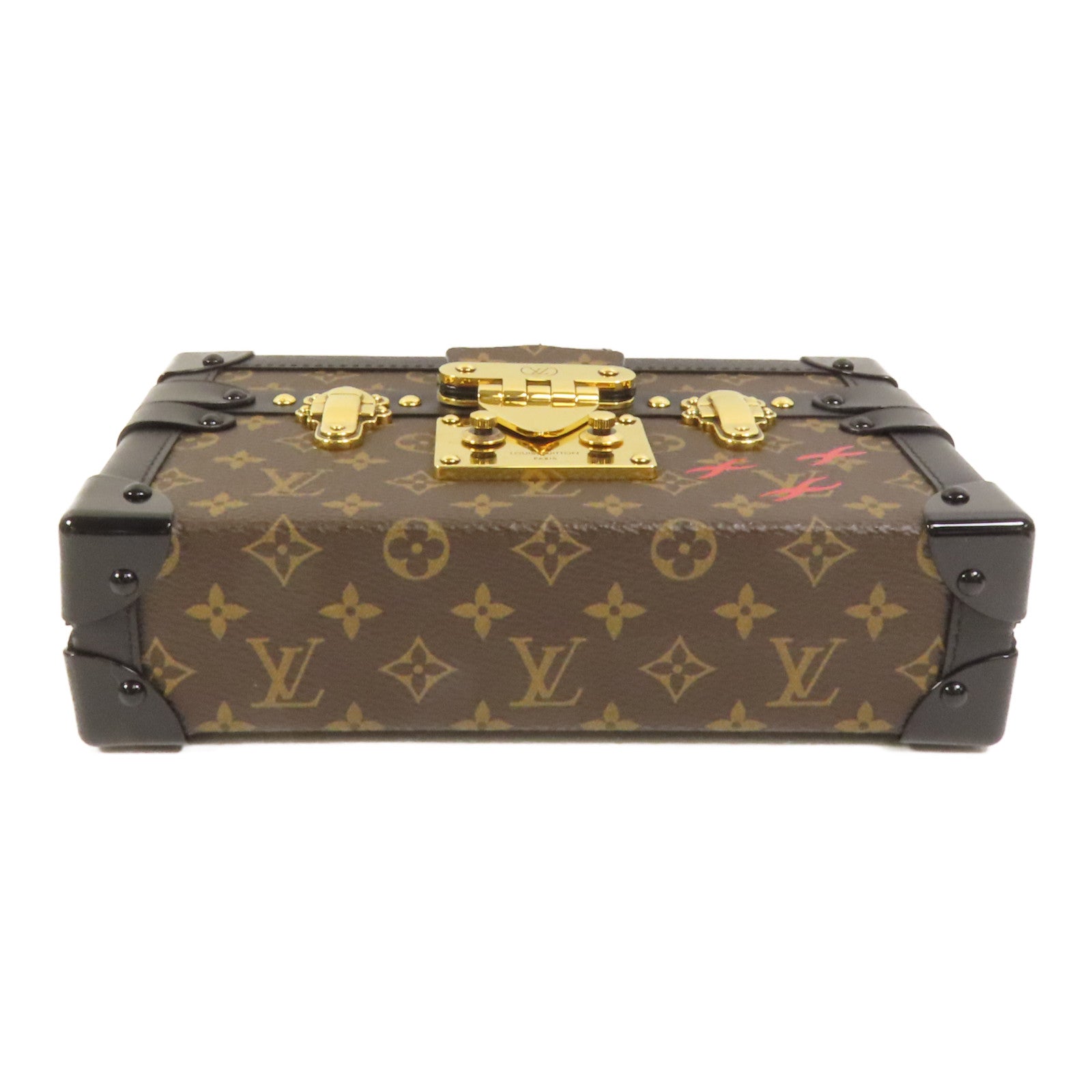 LOUIS VUITTON 【激減優惠】Monogram Petite Malle金扣肩背袋
