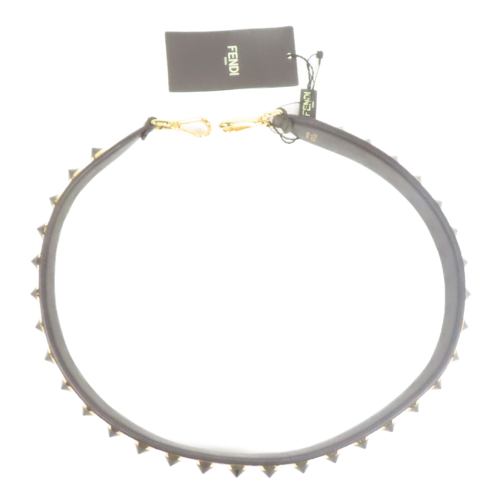 FENDI 牛皮皮革Strap金扣肩背帶