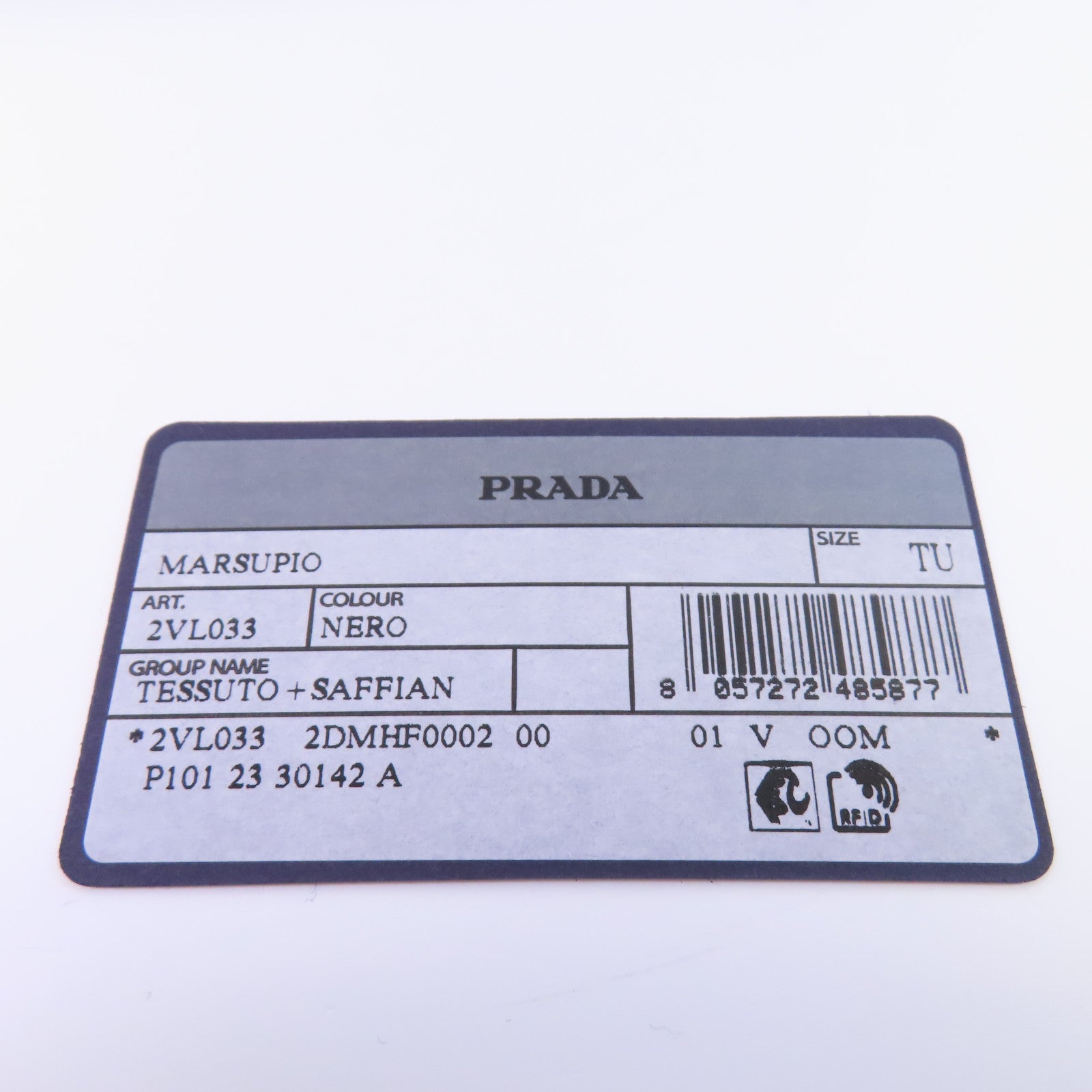 PRADA 尼龍Waist Bag銀扣腰包