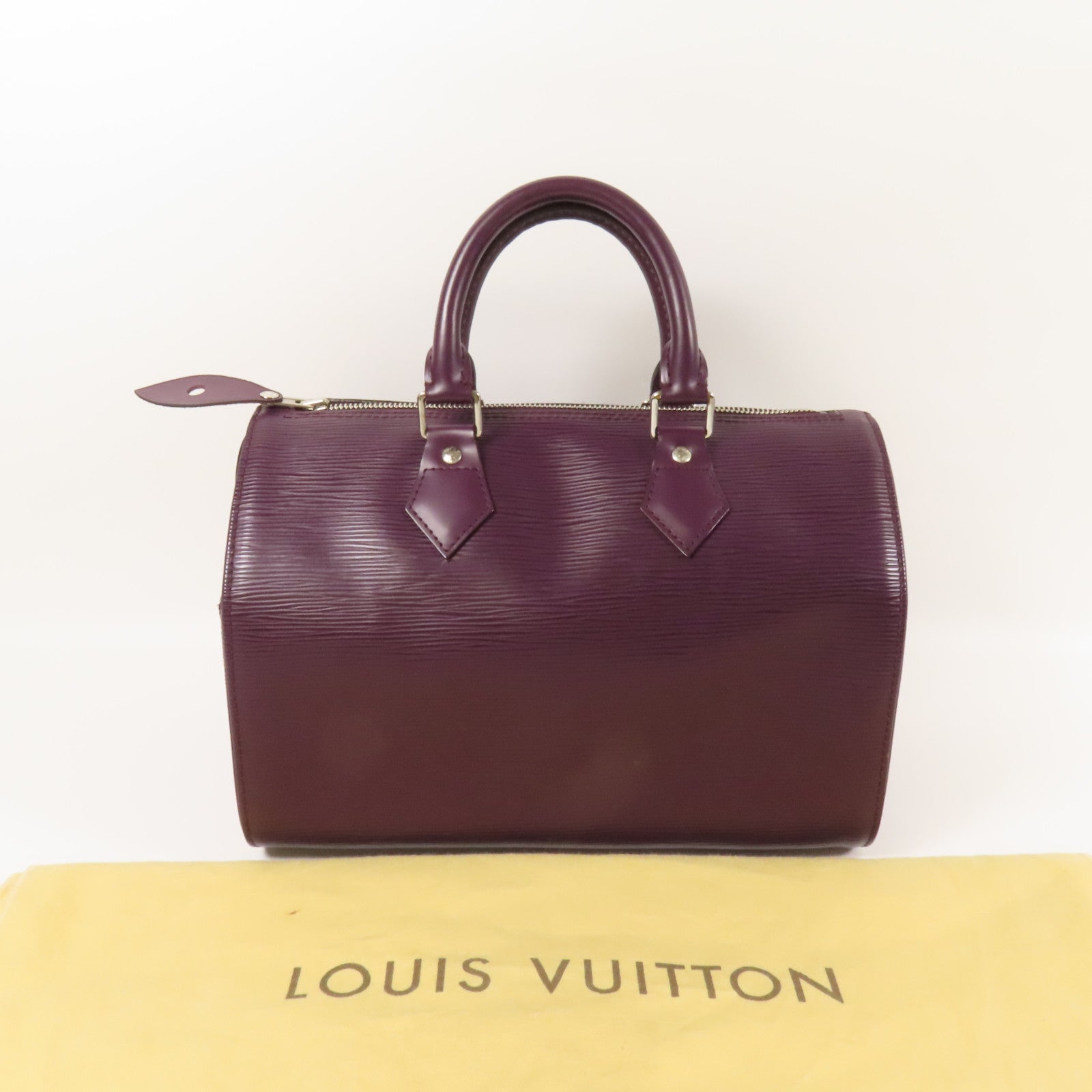 LOUIS VUITTON Epi Speedy 30銀扣手挽袋