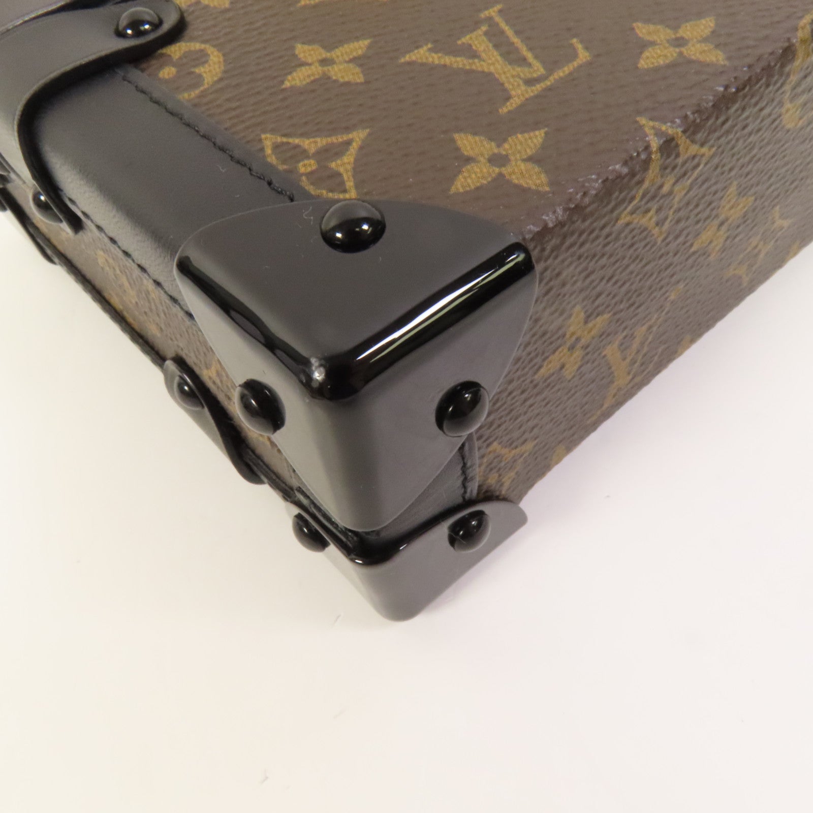 LOUIS VUITTON 【激減優惠】Monogram Petite Malle金扣肩背袋