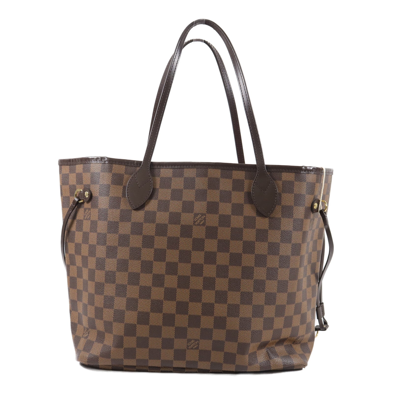 LOUIS VUITTON Damier Neverfull MM手挽袋/肩背袋