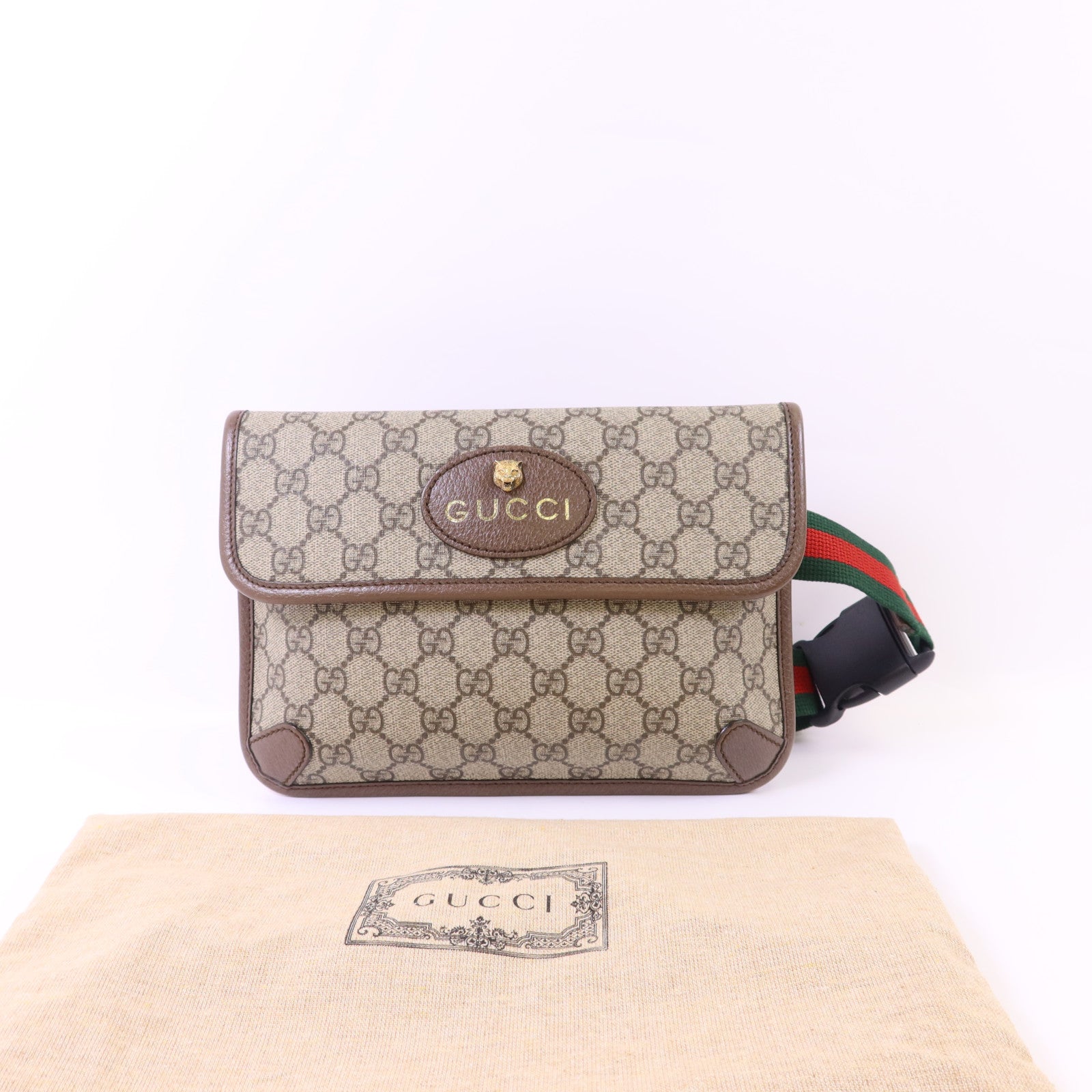 GUCCI 塗層帆布Neo Vintage GG Supreme腰包