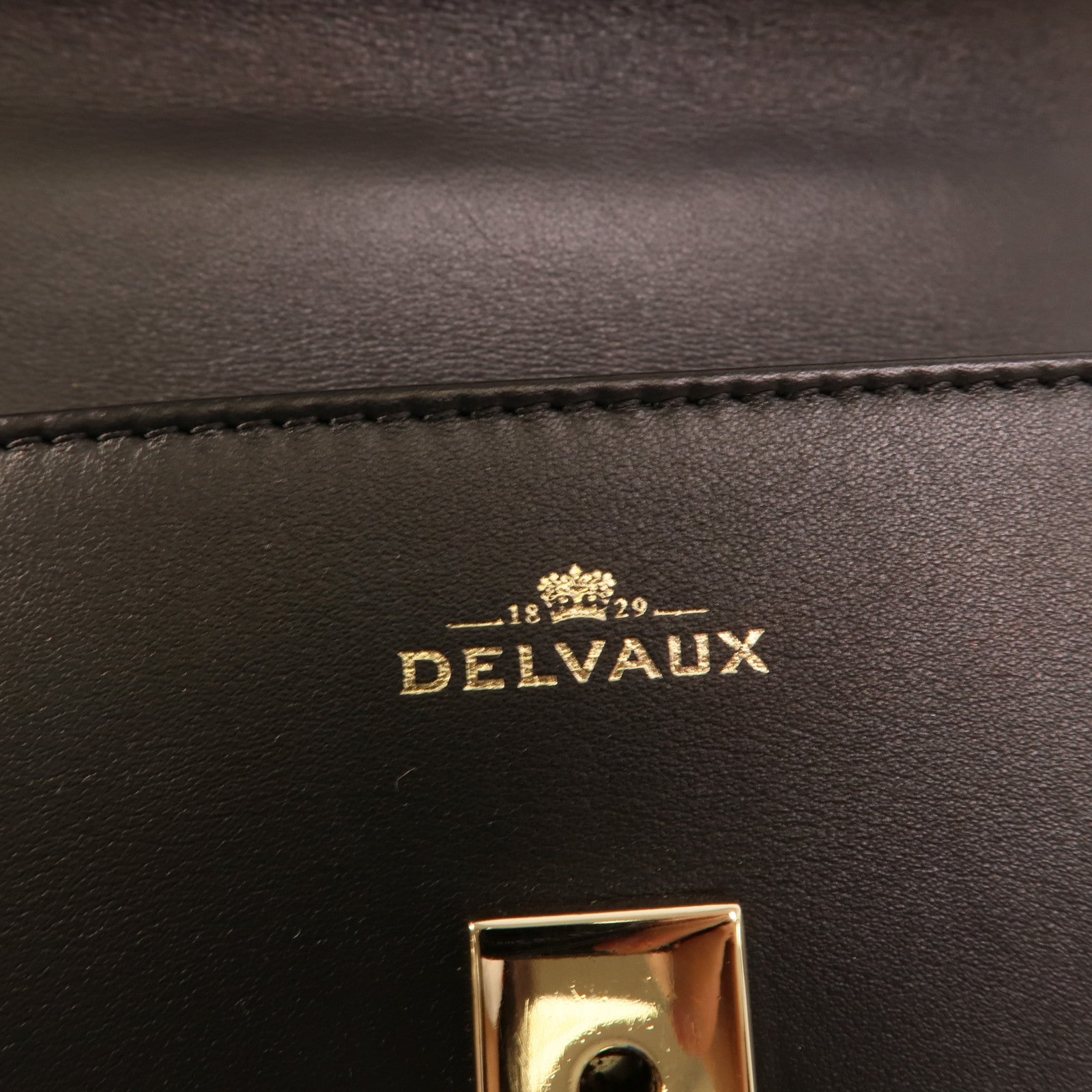 Delvaux 牛皮皮革Tempete MM手挽肩背兩用袋