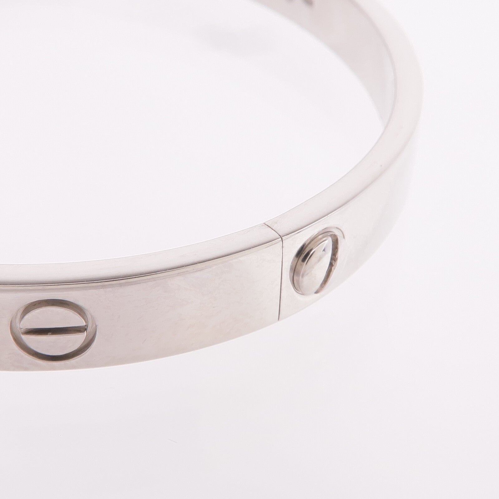 CARTIER 18K白金Love Bracelet手鐲Cartier#19