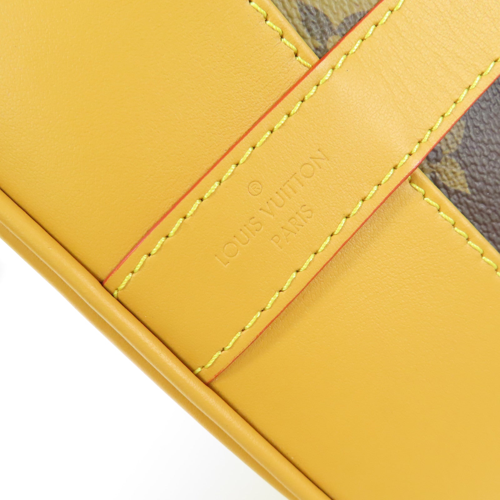 LOUIS VUITTON Monogram Stripe Nigo Randonnee金扣背包