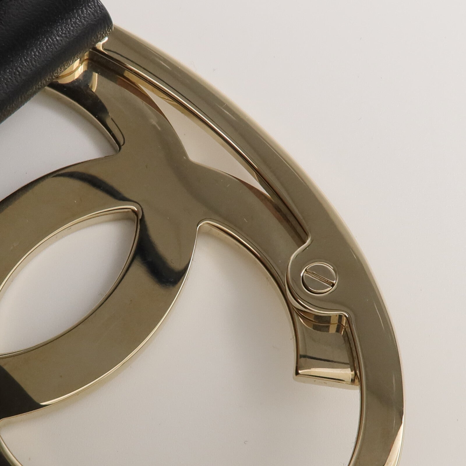 CHANEL 【激減優惠】牛皮皮革Belt金扣皮帶