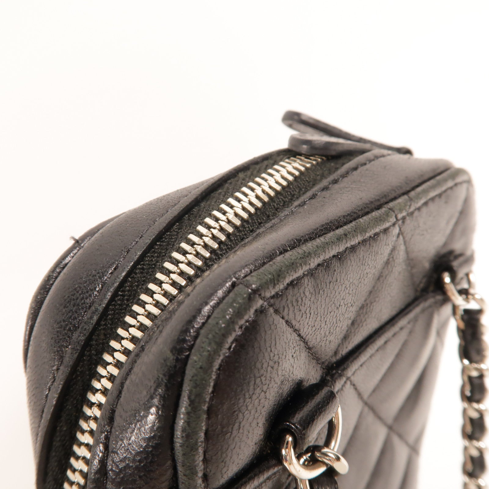 CHANEL 羊皮皮革Phone Bag肩背袋