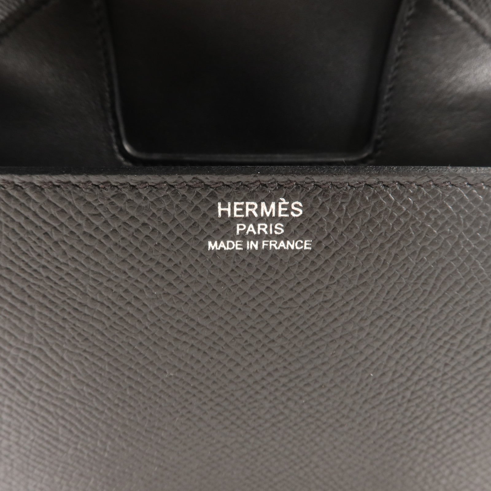HERMES Epsom皮革Della Cavalleria Mini肩背袋Noir