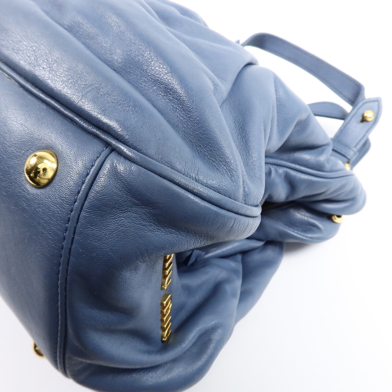 Miu Miu 牛皮皮革2 Way Shoulder Bag手挽肩背兩用袋