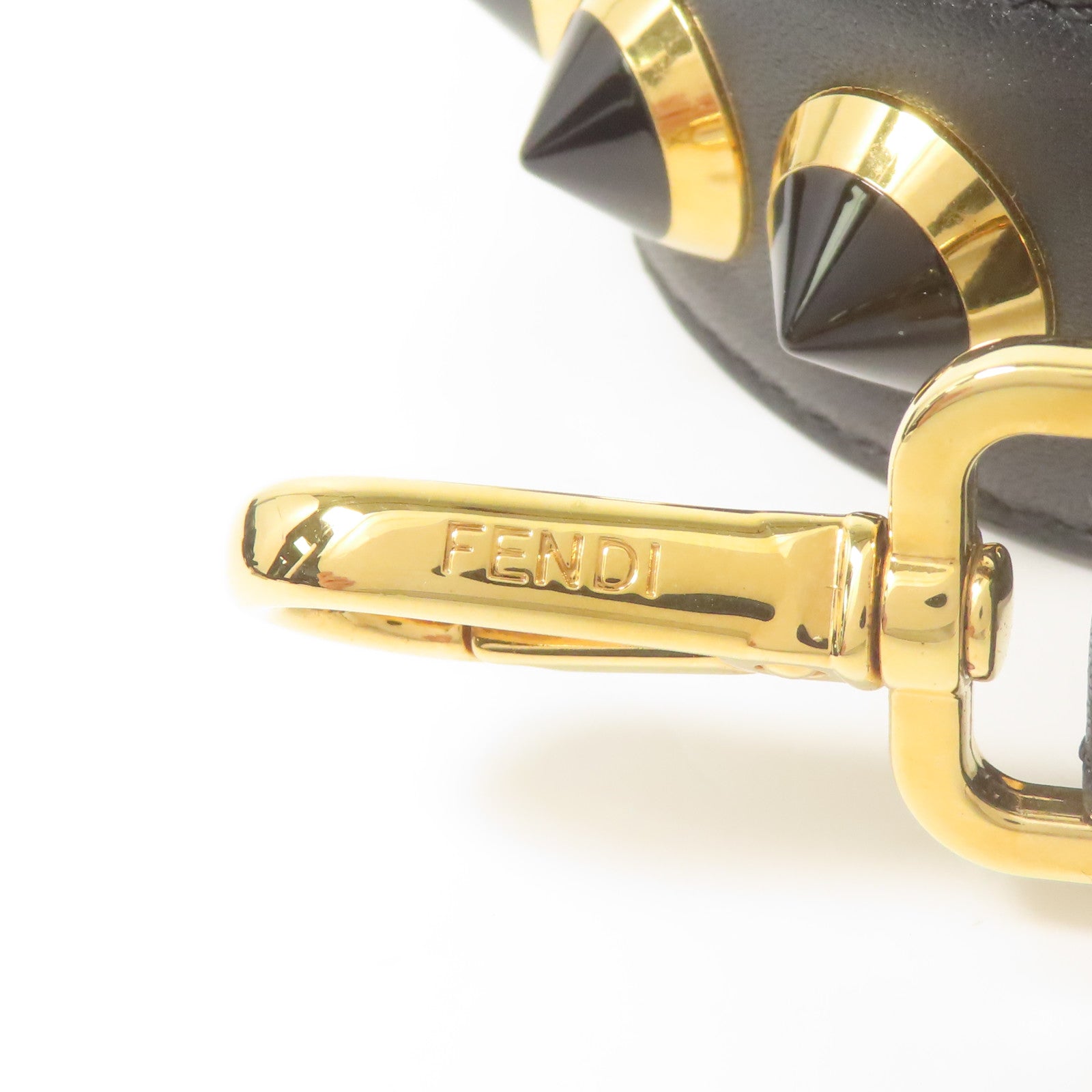 FENDI 牛皮皮革Strap金扣肩背帶