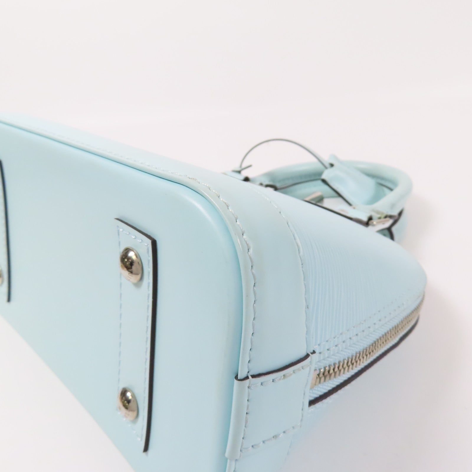 LOUIS VUITTON Epi Alma BB銀扣手挽肩背兩用袋