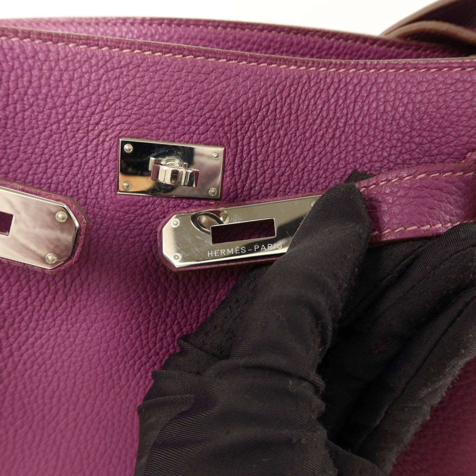 HERMES Clemence皮革So Kelly 22肩背袋Anemone