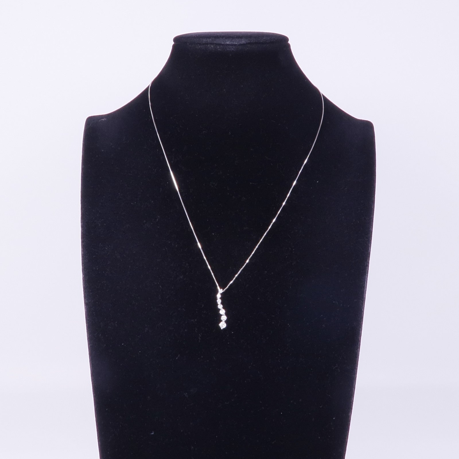 JEWELRY 18K白金Diamond Necklace鑽石項鍊