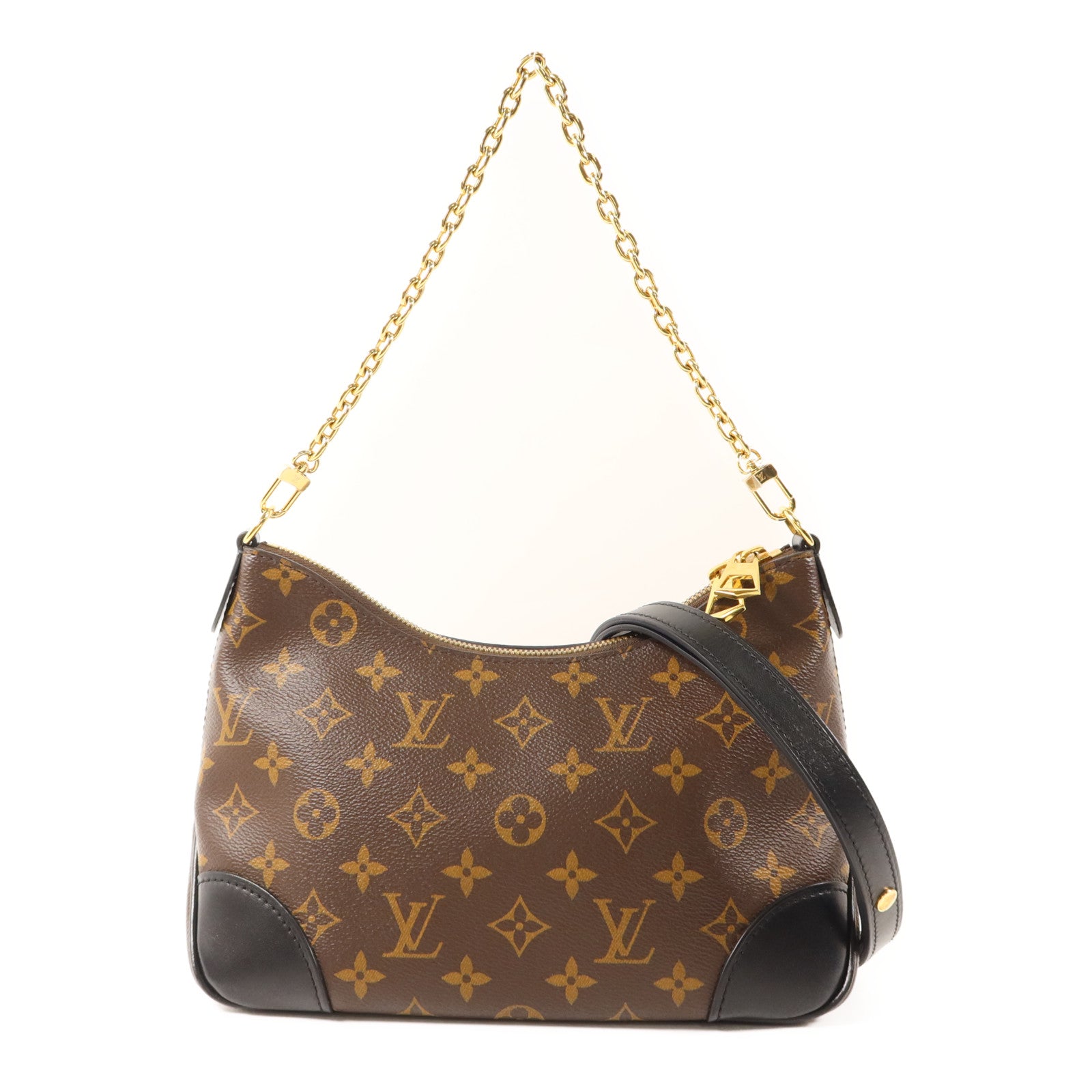 LOUIS VUITTON Monogram Boulogne PM金扣手挽肩背兩用袋