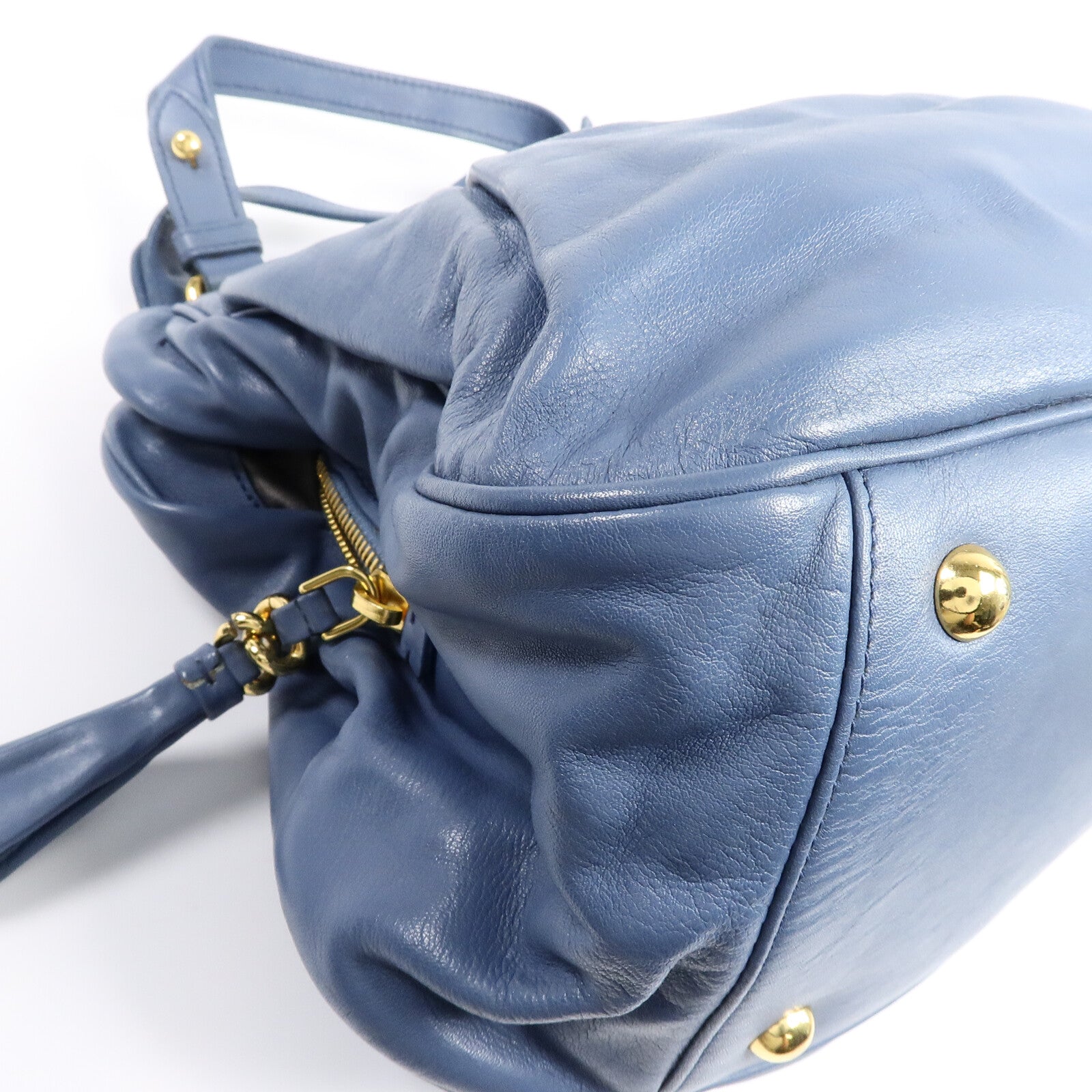 Miu Miu 牛皮皮革2 Way Shoulder Bag手挽肩背兩用袋