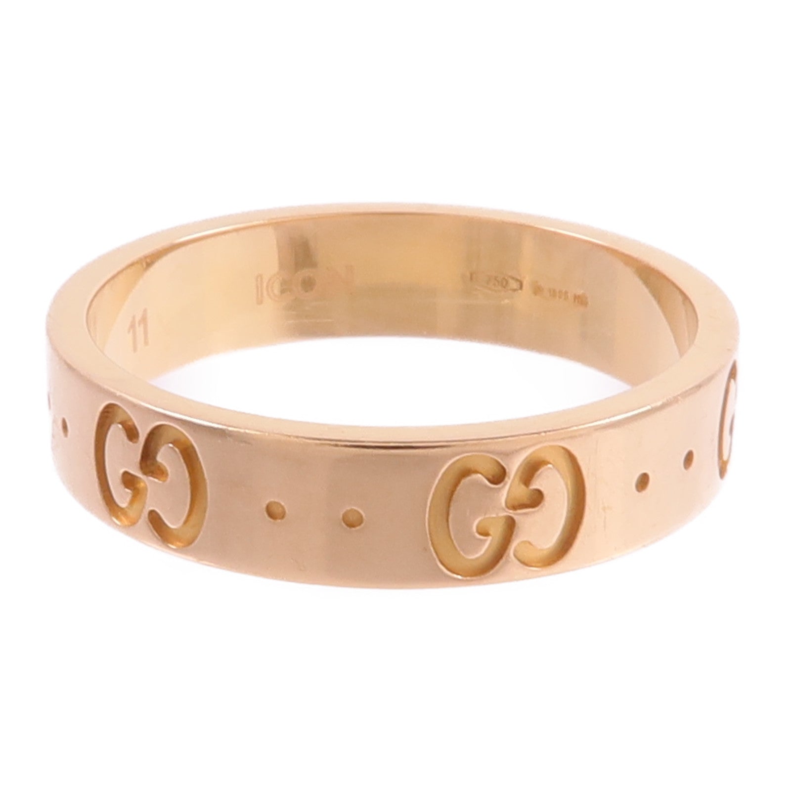 GUCCI 18K玫瑰金Gucci Icon Ring戒指