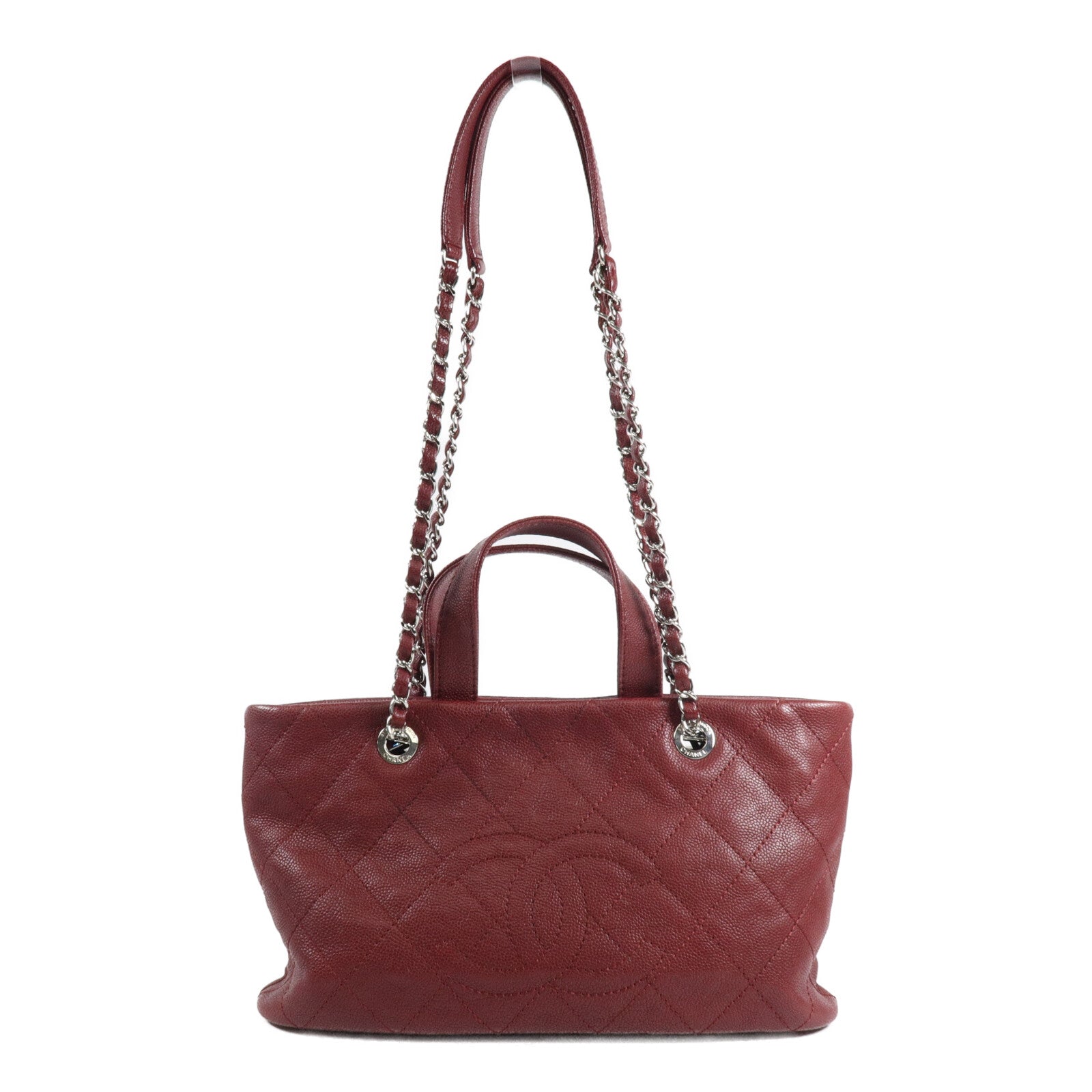 CHANEL 牛皮皮革2 Way Shoulder手挽肩背兩用袋